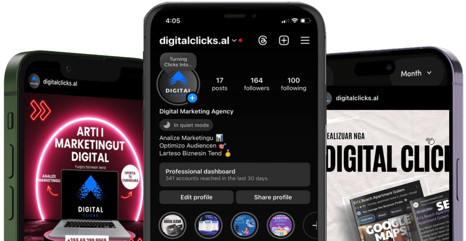 Kontakt Digital Clicks Albania